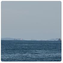 Los Frailes - rocks in a row