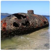 Wreck of the Sub Marine Explorer - Anchorage