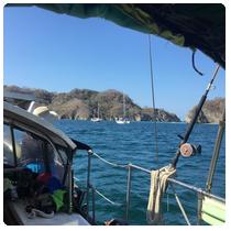 Tortuga anchorage approach